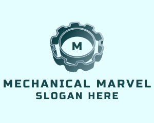 Mechanical Gear Cog logo design