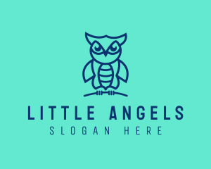 Cute Modern Owl Logo