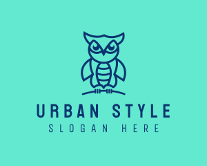 Cute Modern Owl Logo