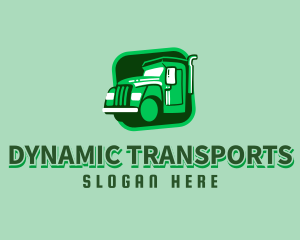 Vintage Truck Logistics logo design