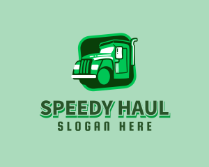 Vintage Truck Logistics logo design