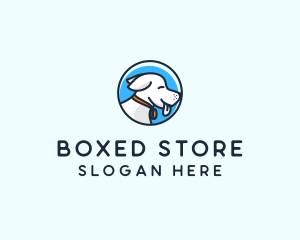 Happy Pet Puppy Dog logo design