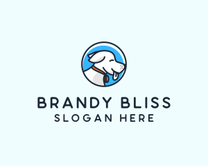 Happy Pet Puppy Dog logo design