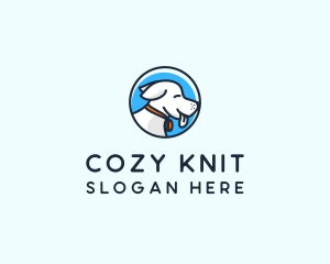 Happy Pet Puppy Dog logo design