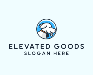 Happy Pet Puppy Dog logo design