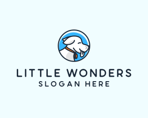 Happy Pet Puppy Dog logo design