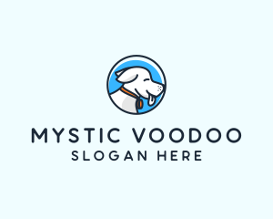 Happy Pet Puppy Dog logo design