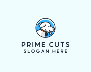 Happy Pet Puppy Dog logo design