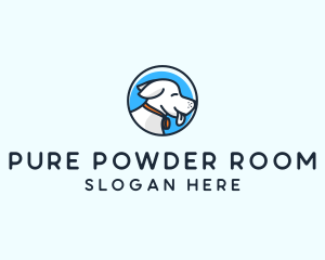 Happy Pet Puppy Dog logo design