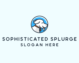 Happy Pet Puppy Dog logo design