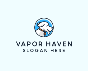 Happy Pet Puppy Dog logo design