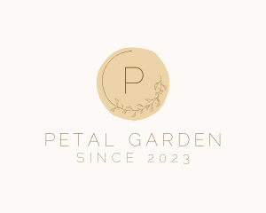 Elegant Floral Wreath logo design