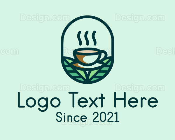 Minimalist Coffee Farm Logo