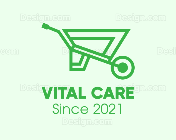 Eco Gardening Cart Logo