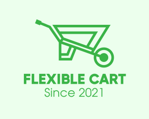 Eco Gardening Cart  logo design