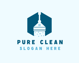 House Cleaning Squeegee logo design