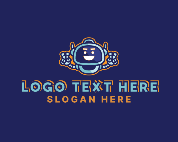 Robot logo example 2