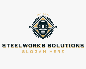 Steelworks Welding Gear logo design