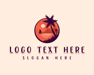 Tropical Summer Palm logo