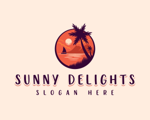 Tropical Summer Palm logo