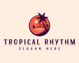 Tropical Summer Palm logo