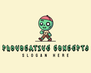 Rude Profanity Zombie logo