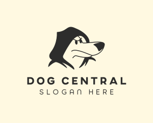 Angry Cartoon Dog logo design