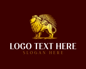 Griffin Lion Wings logo