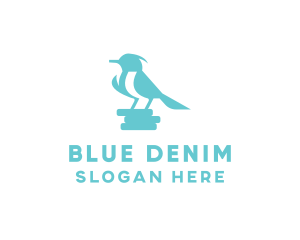 Sky Blue Little Bird logo design