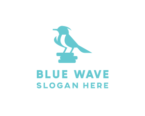 Sky Blue Little Bird logo design