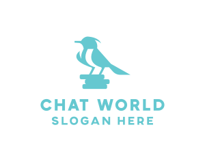 Sky Blue Little Bird logo design