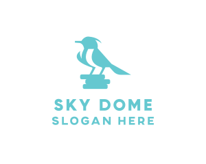 Sky Blue Little Bird logo design