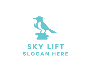 Sky Blue Little Bird logo design