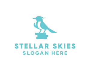 Sky Blue Little Bird logo design