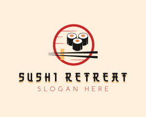 Sushi Cuisine Dining logo design