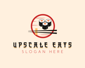 Sushi Cuisine Dining logo design