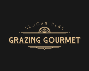 Art Deco Restaurant logo design