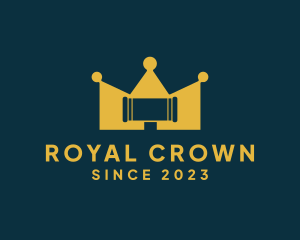 Royal Crown Hammer  logo design