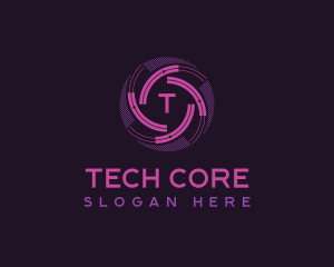 Technology AI Company logo design