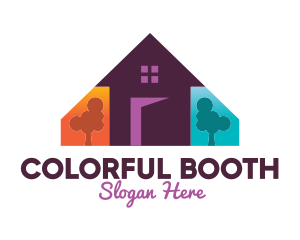 Colorful Family Home  logo design