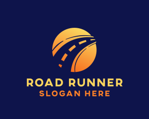 Highway Pavement Road logo design