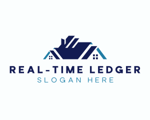 Real Estate House Roof logo design