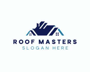 Real Estate House Roof logo design