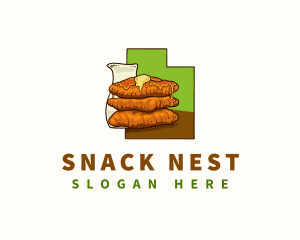 Utah Scone Food logo design