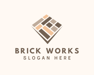 Brick Floor Tile logo design