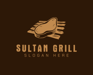 Grill Steak Dining  logo design