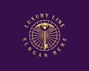 Luxury Eye Key logo design