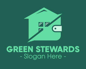 Green House Wallet logo design