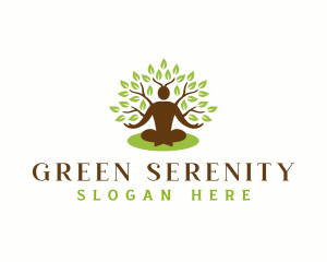 People Tree Wellness Serenity logo design