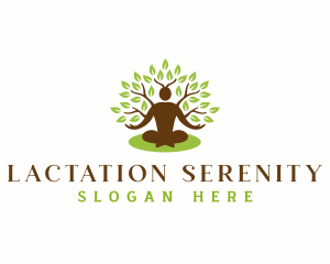 People Tree Wellness Serenity logo design